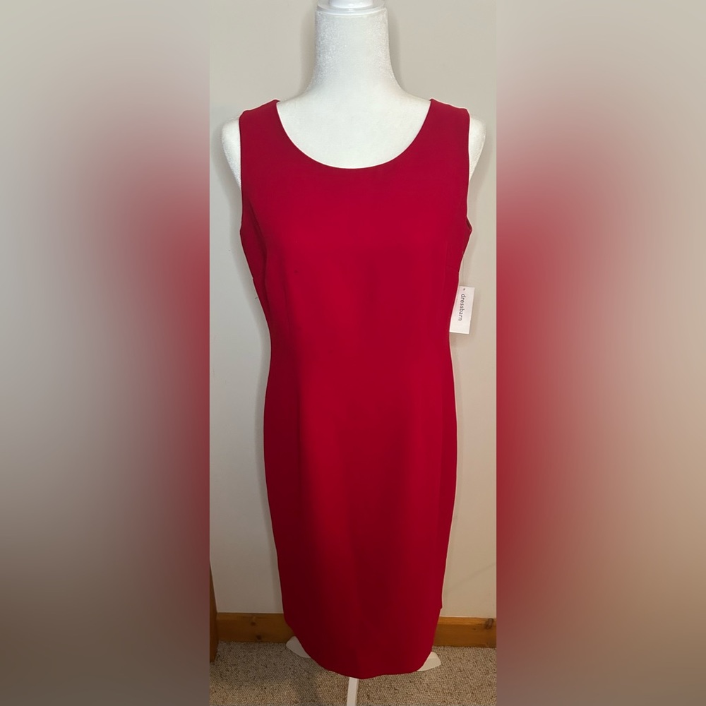 JONES STUDIO Red Sheath Mini Dress